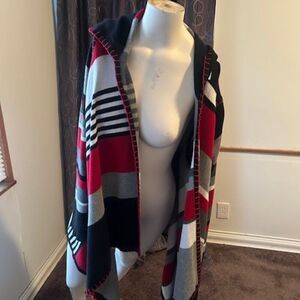 Dolce Cabo Handkerchief Edge Stitching open cardigan, size M/L